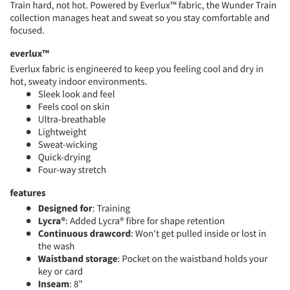 🆕 NWT LULULEMON Wunder Train HR 8” short size 4 - Picture 10 of 15